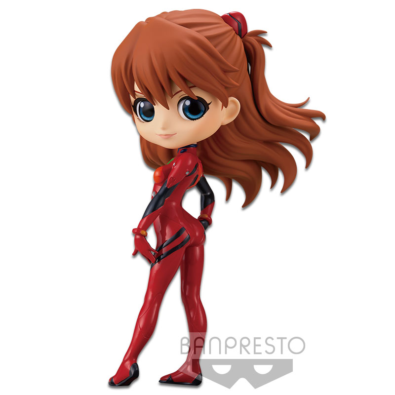 Evangelion New Theatrical Ed. - Asuka Shikinami Langley Plugsuit Style Ver. A Q Posket Figure